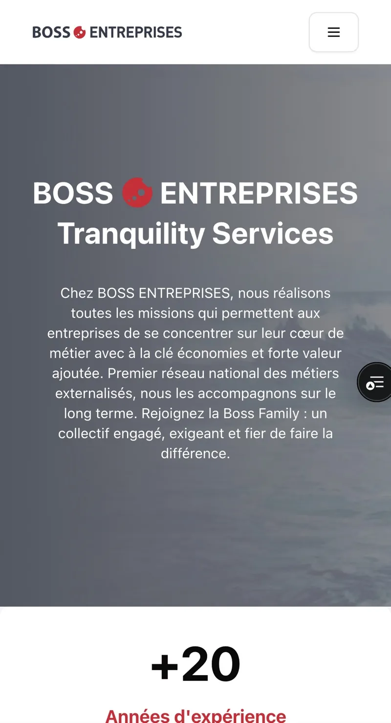 Boss Entreprise mobile